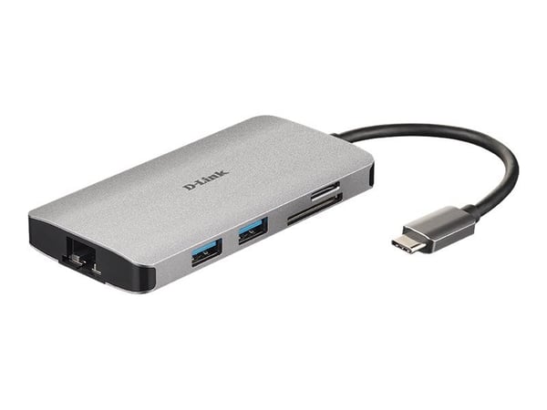 D-Link DUB-M810 - Dockningsstation - USB-C / Thunderbolt 3 - HDMI - 1GbE