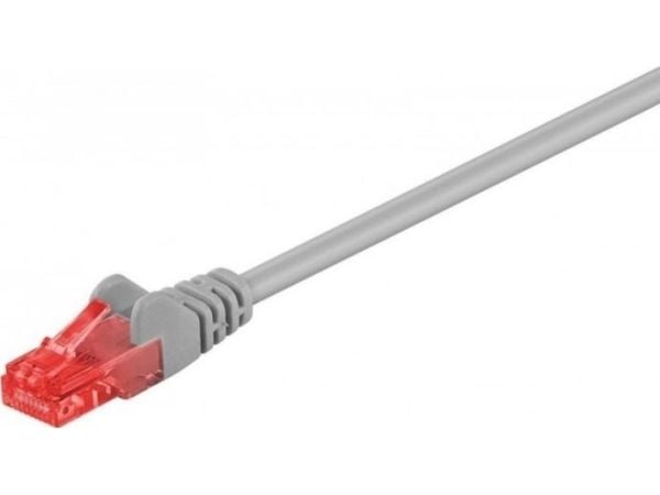 Wentronic Wentronic Goobay CAT 6 Patch Cable, U/UTP, gray, 7.5 m - CCA coppergemisch (68429)