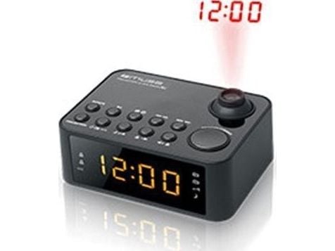 Muse M-178P, Kello, Digitaalinen, FM, MW, Automaattinen skannaus, Automaattinen säilytys, LED, 2,29 cm (0.9")