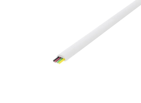 Deltaco MD-15, 100 m, Valkoinen, Polyvinyylikloridi (PVC)