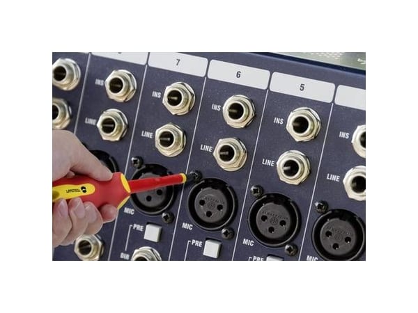 Toolcraft TO-6326250, 35 mm, 21,2 cm, 113 g, Rød, Gult