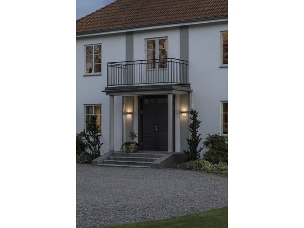 Konstsmide Monza -seinävalaisin, numerovalo, LED, antrasiitti