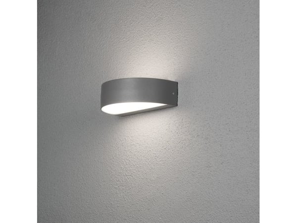 Konstsmide Monza -seinävalaisin, numerovalo, LED, antrasiitti