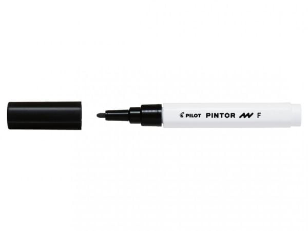 Pilot Pintor, Svart, 1 mm, 2,9 mm
