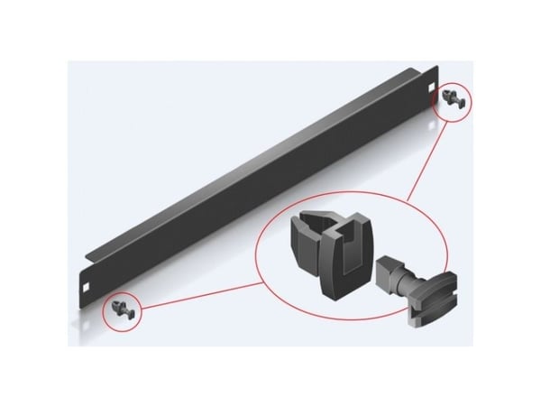 Intellinet Network Solutions 1U rackmonterbart fasadepanel for 19-rack, metall, svart (922197)
