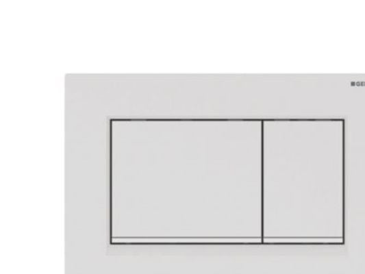 Geberit 115.883.01.1, Skylleplate, Hvit, Geberit, 246 mm, 12 mm, 164 mm