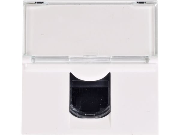 Legrand 0 765 64, RJ-45, 2 moduuli(a), UTP, Valkoinen, 45 mm, 25,2 mm