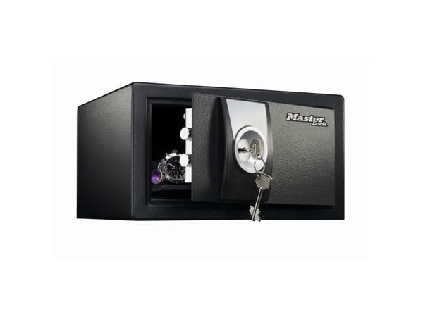 Master Lock Small No. X031ML - Säker - massivt stål - grå, svart