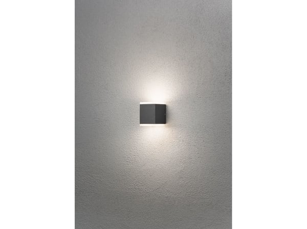 Konstsmide 7991-370, 2 pære(r), 3000 K, IP54, Antracitt, Grå