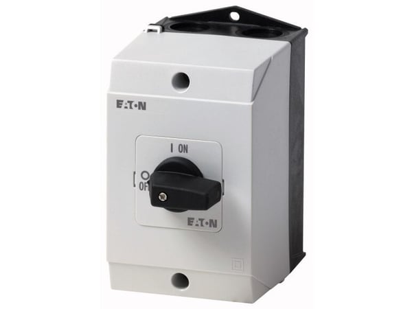 Eaton T0-1-8200/I1, Vipukytkin, 1P, Musta, Valkoinen, IP65, 80 mm, 102 mm