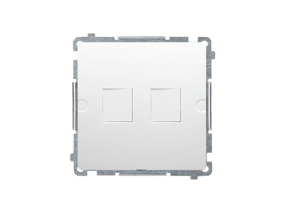 Contact-Simon BMPT/11, vit, plast, IP20, 75 mm, 32 mm, 75 mm