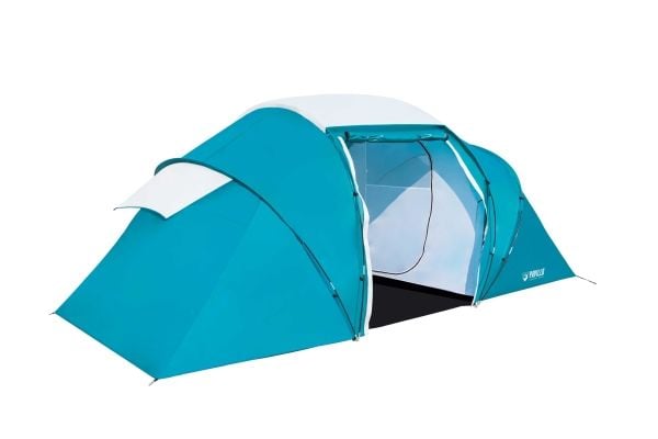 Bestway 68093, Camping, Dome/ Kuletelt, 4 person(er), 9,84 kg, Blå, Hvit