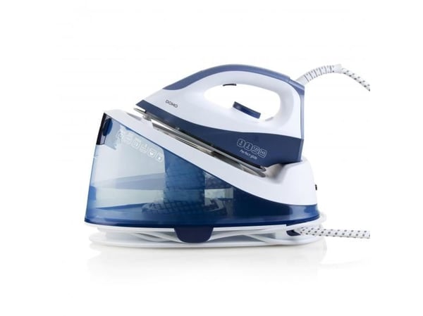 Domo DO7109S, 2200 W, 120 g/min, keramisk såleplate, 5 bar, 2 L, blå, hvit