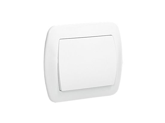 Kontakt-Simon AW1/11, Vit, Plast, IP20, 250 V, 10 A, 90 mm
