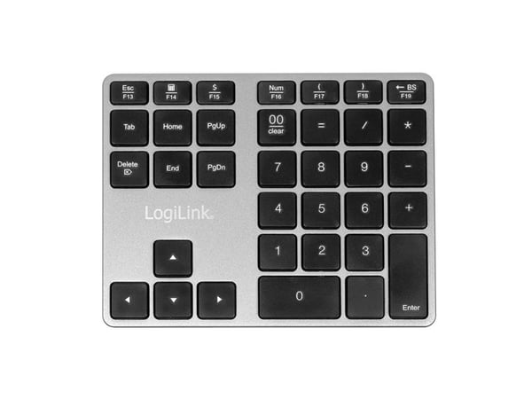 LogiLink ID0187, Bluetooth, 35, Universal, Aluminium, Sort