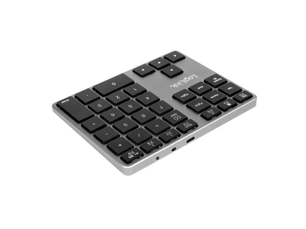 LogiLink ID0187, Bluetooth, 35, Universal, Aluminium, Sort