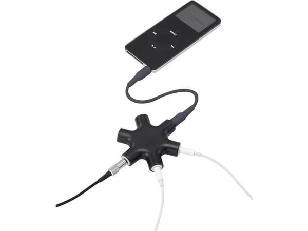 SpeaKa Professional SP-7870556, Svart, 0,18 m, Lyd (3,5mm)
