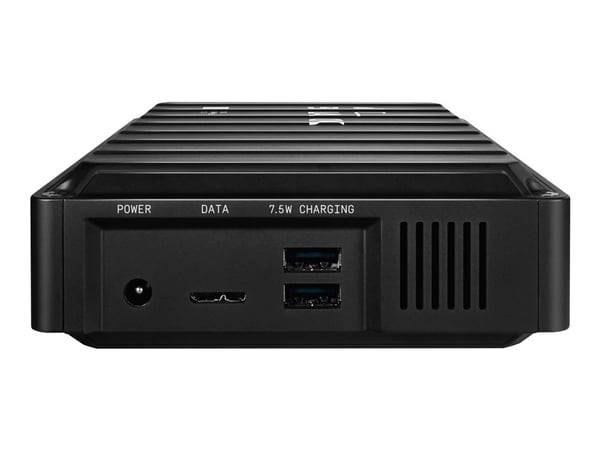 WD_BLACK D10 Game Drive WDBA3P0080HBK - Harddisk - 8 TB - ekstern (bærbar) - USB 3.2 Gen 1 - 7200 rpm - svart