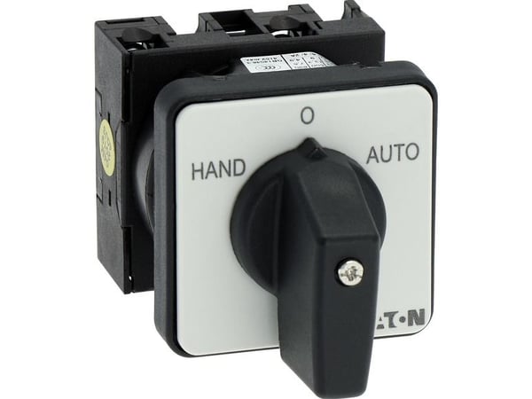 Eaton T0-1-15431/E, Vipukytkin, 1P, Musta, Harmaa, IP65, 48 mm, 81 mm