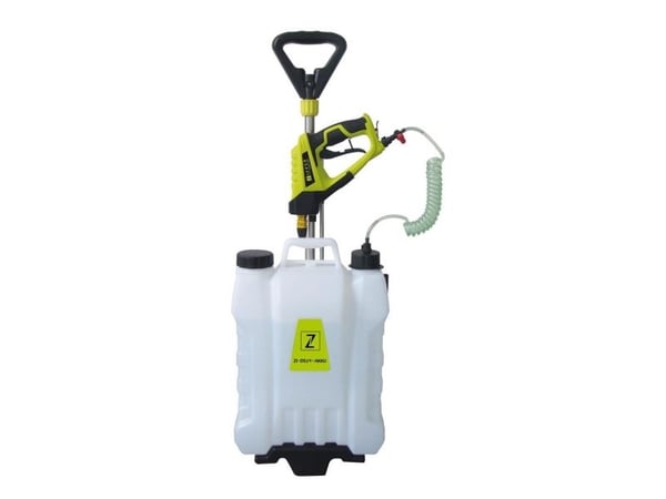 Zipper ZI-DS2V-AKKU, Ryggsekkstil, 15 l, Svart, Grønn, Hvit, 25 m², Utendørs, 4,9 kg