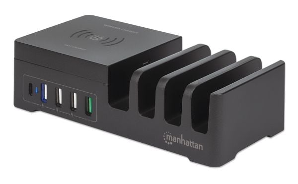 Manhattan 102230, Sort, CE FCC WEEE ETL, 100 - 240 V, 1 A, 169 mm, 83 mm