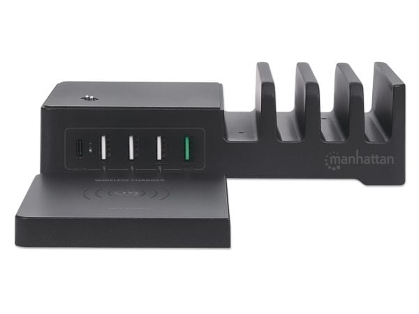 Manhattan 102230, Sort, CE FCC WEEE ETL, 100 - 240 V, 1 A, 169 mm, 83 mm