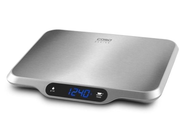 Caso 3292, Elektronisk kjøkkenvekt, 15 kg,Rustfritt stål, Rustfritt stål, Rustfritt stål