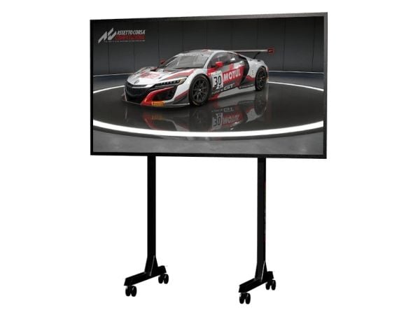 Next Level Racing - Ställ - för platt panel - mattsvart - skärmstorlek: 24"-85"