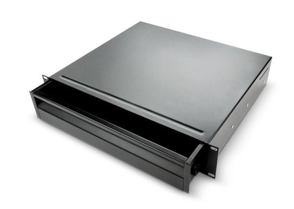 adam hall 874E02, Skuffenhet, Svart, Stål, 20 kg, 2U, 48,3 cm (19")