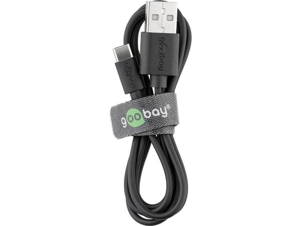 Goobay 45298, Sisätila, AC, 5 V, 1 m, Musta