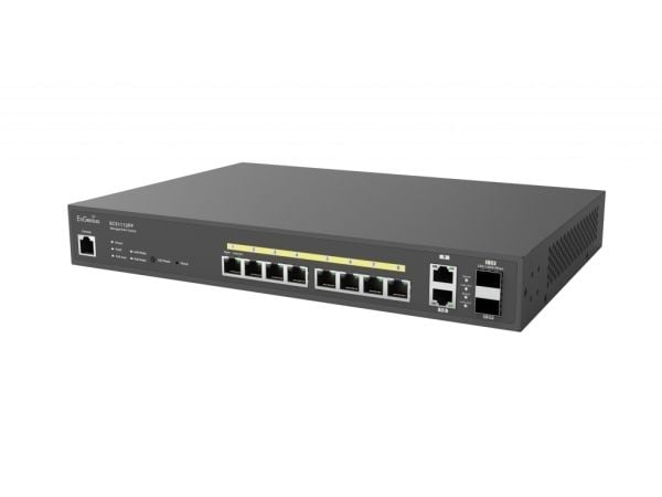 EnGenius ECS1112FP, Hallittu, L2+, Gigabit Ethernet (10/100/1000), Täysin kaksipuolinen, Power over Ethernet -tuki, Telineasennus