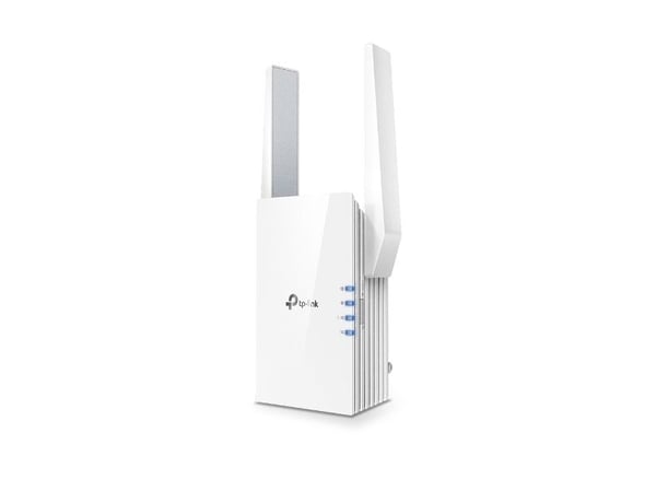 TP-LINK AX1500 Wi-Fi 6 Range Extender Broadcom 1.5GHz Tri-Core CPU Wall Plugged 2 ulkoista antennia
