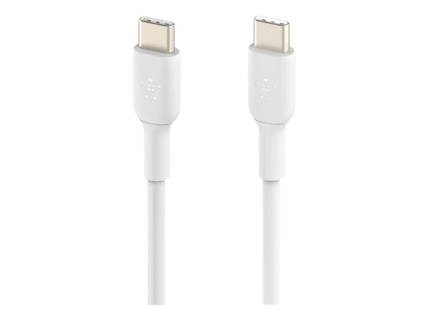 Belkin BoostCharge - USB-kabel - USB-C (hann) til USB-C (hann) - 2 m - hvit