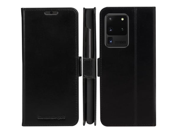 dbramante1928 Copenhagen Slim - Kääntyvä suojakansi matkapuhelimelle - täysnahka - musta - Samsung Galaxy S20 Ultra, S20 Ultra 5G -puhelimelle