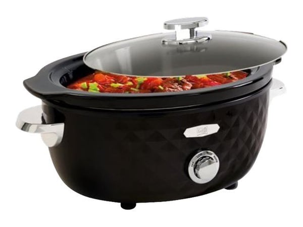 FRITEL Family SC 2290 - Langsom koker - 5.5 liter - 210 W - svart/krom
