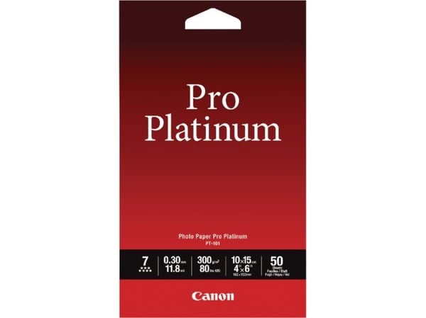 Canon 2768B014, 300 g/m², 11.8 µm, 50 arkkia, 4" x 6", 98 %