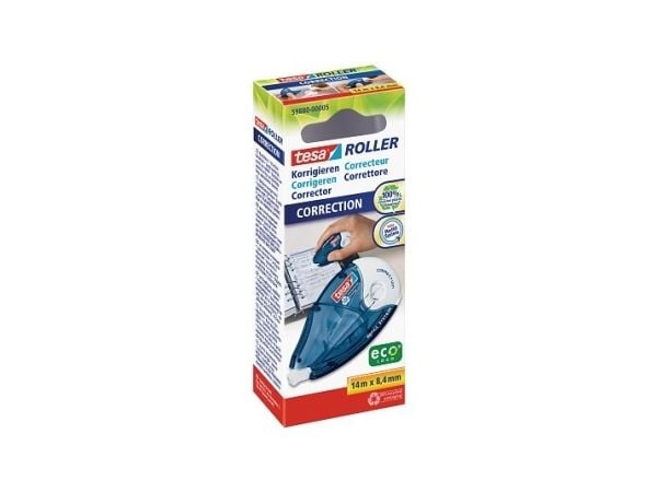 TESA 59880, Blå, Hvit, 14 m, 8,4 mm, 1 stykker