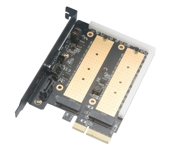 Akasa AK-PCCM2P-03 - Diskkontroller - M.2 - M.2 Card / SATA 6Gb/s - PCIe