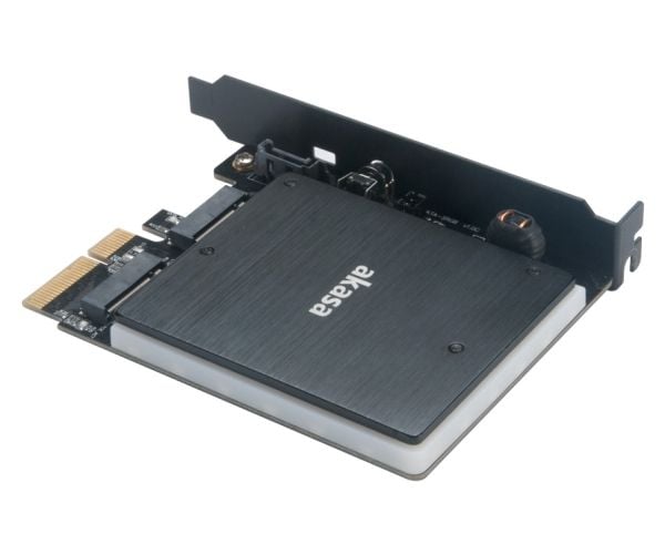 Akasa AK-PCCM2P-03 - Diskkontroller - M.2 - M.2 Card / SATA 6Gb/s - PCIe