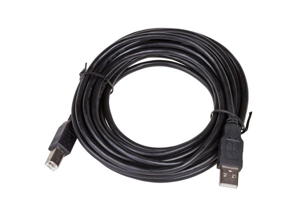 Akyga - USB-kabel - USB (hann) til USB-type B (hann) - USB 2.0 - 5 m - svart