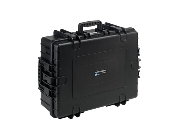 B&amp;W outdoor.case tyyppi 6500 - Kova kotelo - polypropeeni - musta