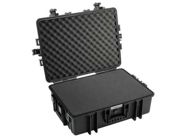 B&amp;W outdoor.case tyyppi 6500 - Kova kotelo - polypropeeni - musta