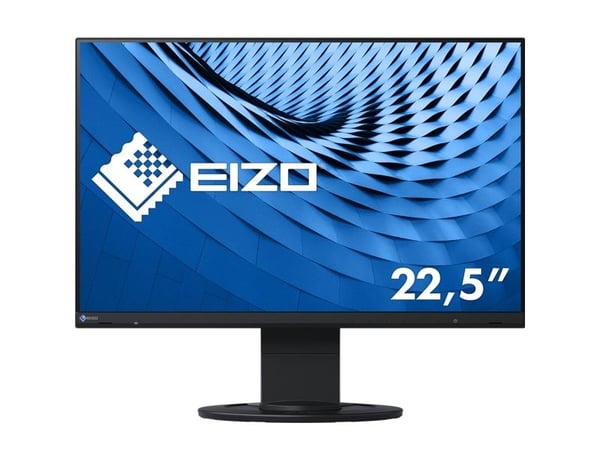EIZO FlexScan EV2360-BK - LED-skärm - 22.5" (23" visbar) - 1920 x 1200 - IPS - 1000:1 - 5 ms - DVI-D, VGA, DisplayPort - högtalare - svart