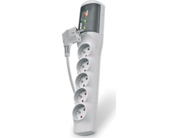 HSK DATA acar XP ultra, 5 AC-utganger, 230 V, 50 Hz, 10 A, Grå, Plast
