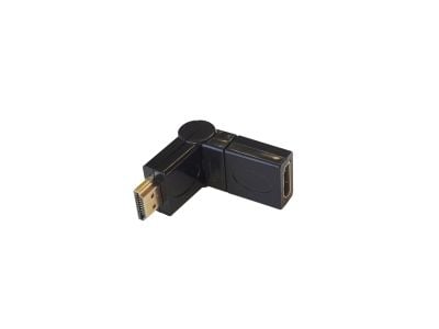 ART - HDMI-sovitin - HDMI han til HDMI hun - 360° roterende stikforbindelse - HDMI-sovitin - 360° roterende stikforbindelse