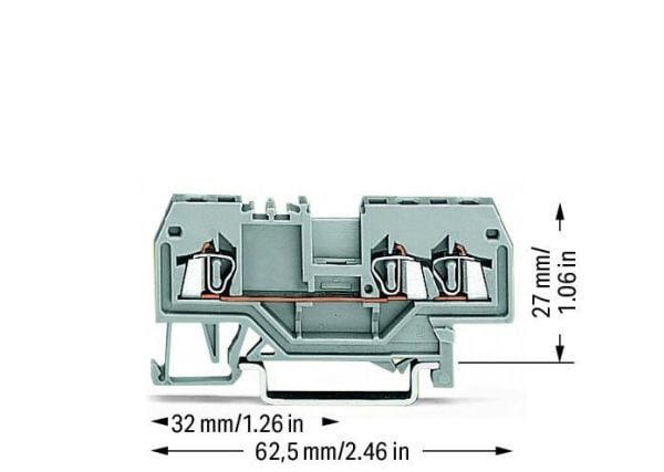 Wago 279-681, 4 mm, 62,5 mm, 27 mm, 800 V