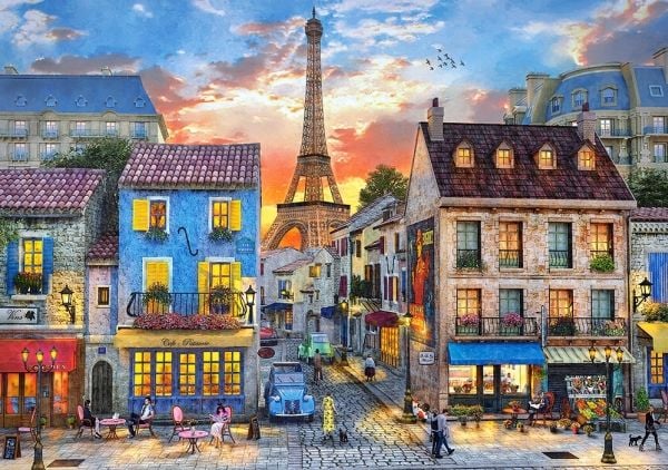 Castorland 500 stykker, Gatene i Paris