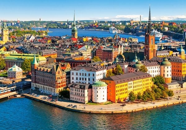 Castorland Puzzle 500 Tukholman vanha kaupunki, Ruotsi