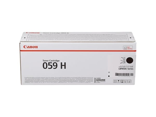 Canon 059 H - Høykapasitets - svart - original - tonerpatron - for i-SENSYS LBP852Cx; Satera LBP851C, LBP852Ci