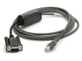 Zebra - Seriell kabel - DB-9 (hann) - 2.13 m - for Symbol LS2208